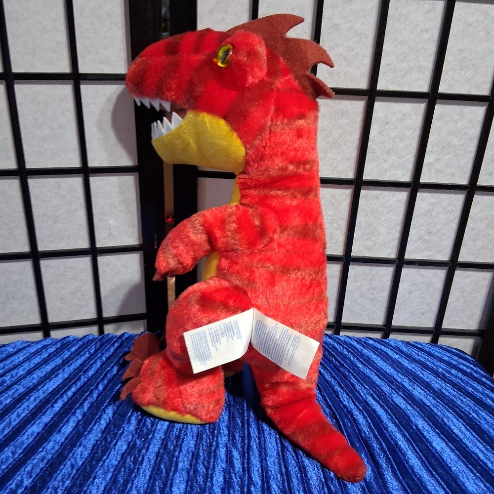 Red Raptor Stuffed Animal / Build-A-Bear - Picture 4 of 14